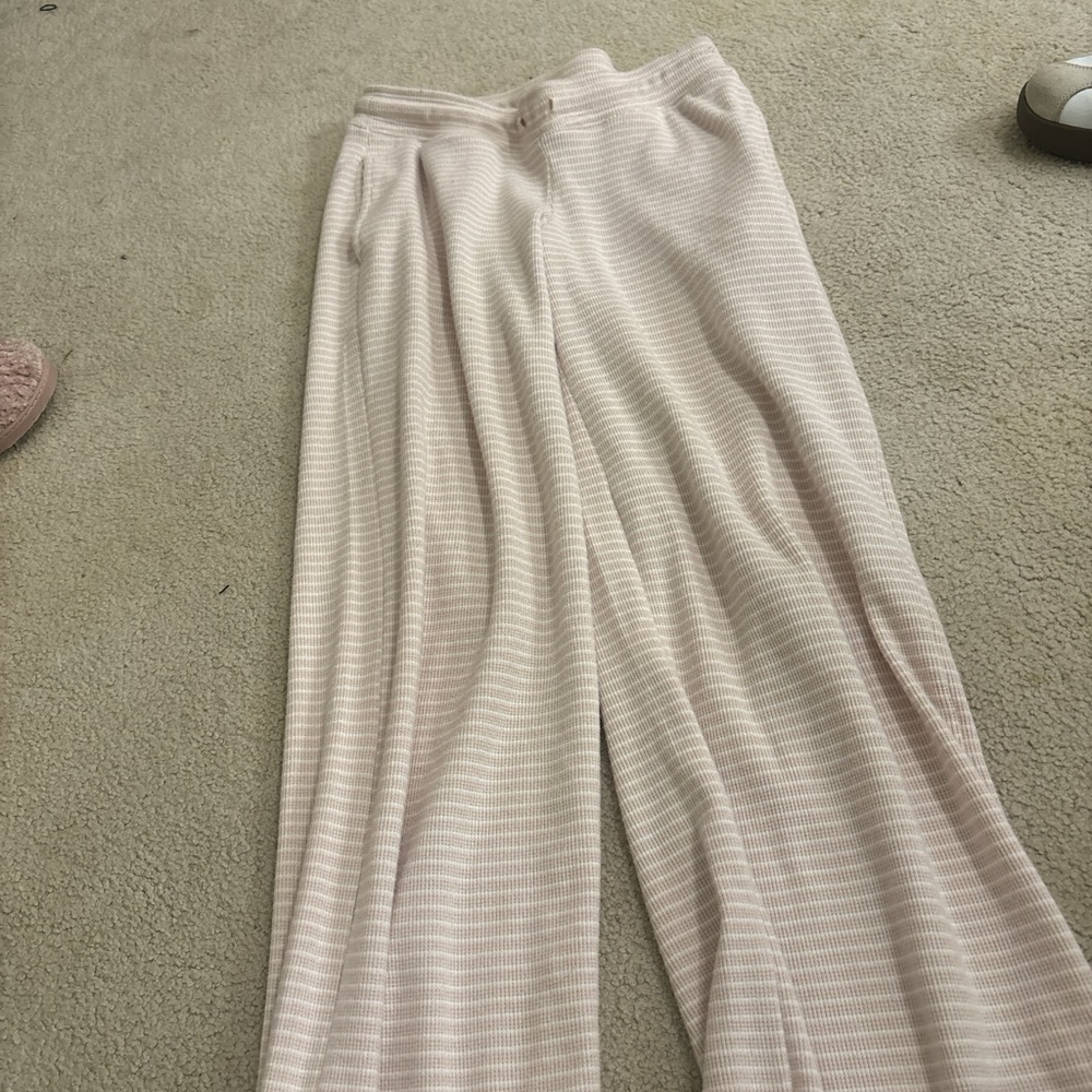 Gilly Hicks Light Pink Striped Lounge Pants